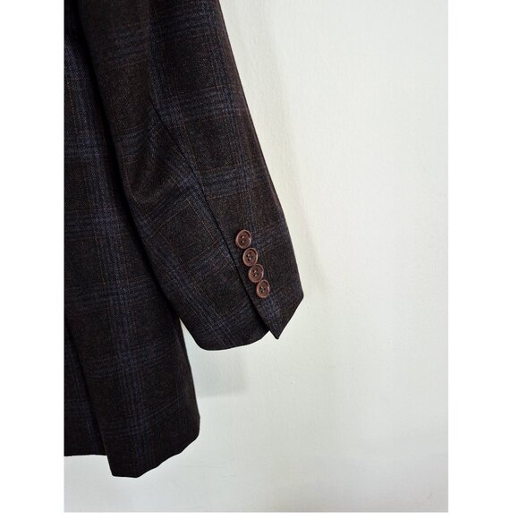 Canali Wool Blazer EU50 (US 40) Italy Windowpane, Harry Rosen - Picture 11 of 16